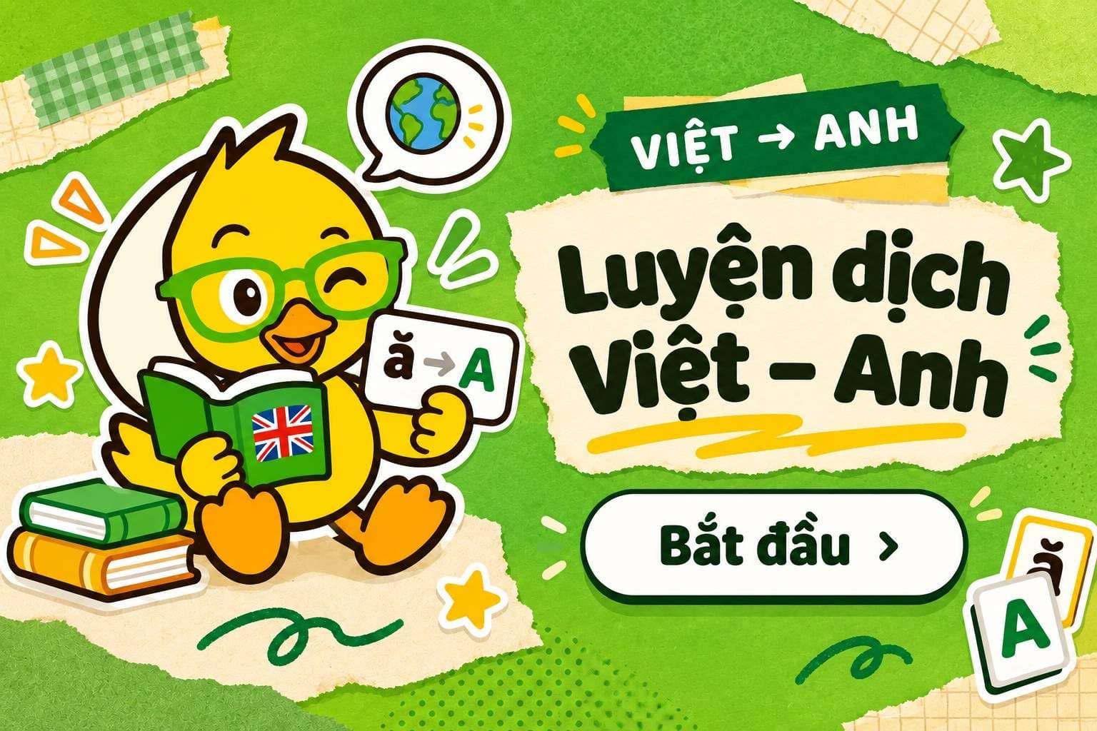 Luyện dịch Việt – Anh trên dukzi.com — dịch câu theo chủ điểm ngữ pháp và dịch đoạn văn